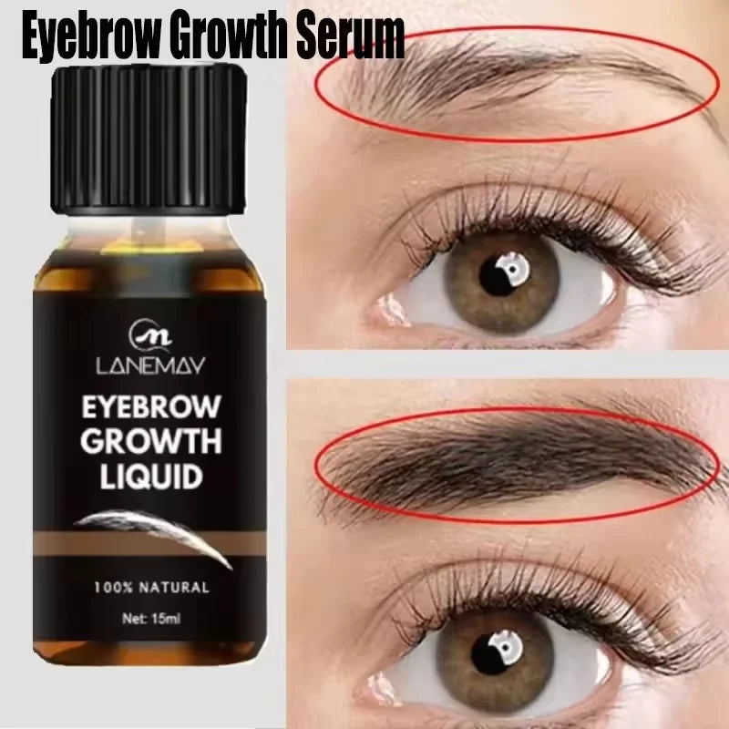 Fast Eyebrow Growth Serum Eyelash Hair Growth Anti Hairs Loss Product Prevent Baldness Fuller Thicker Lengthening Eyebrow Makeup