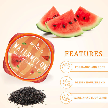 SHEA SUGAR SCRUB, exfoliating scrub, smooth and beautiful skin, moisturizing and nourishing care, can be used on the whole body