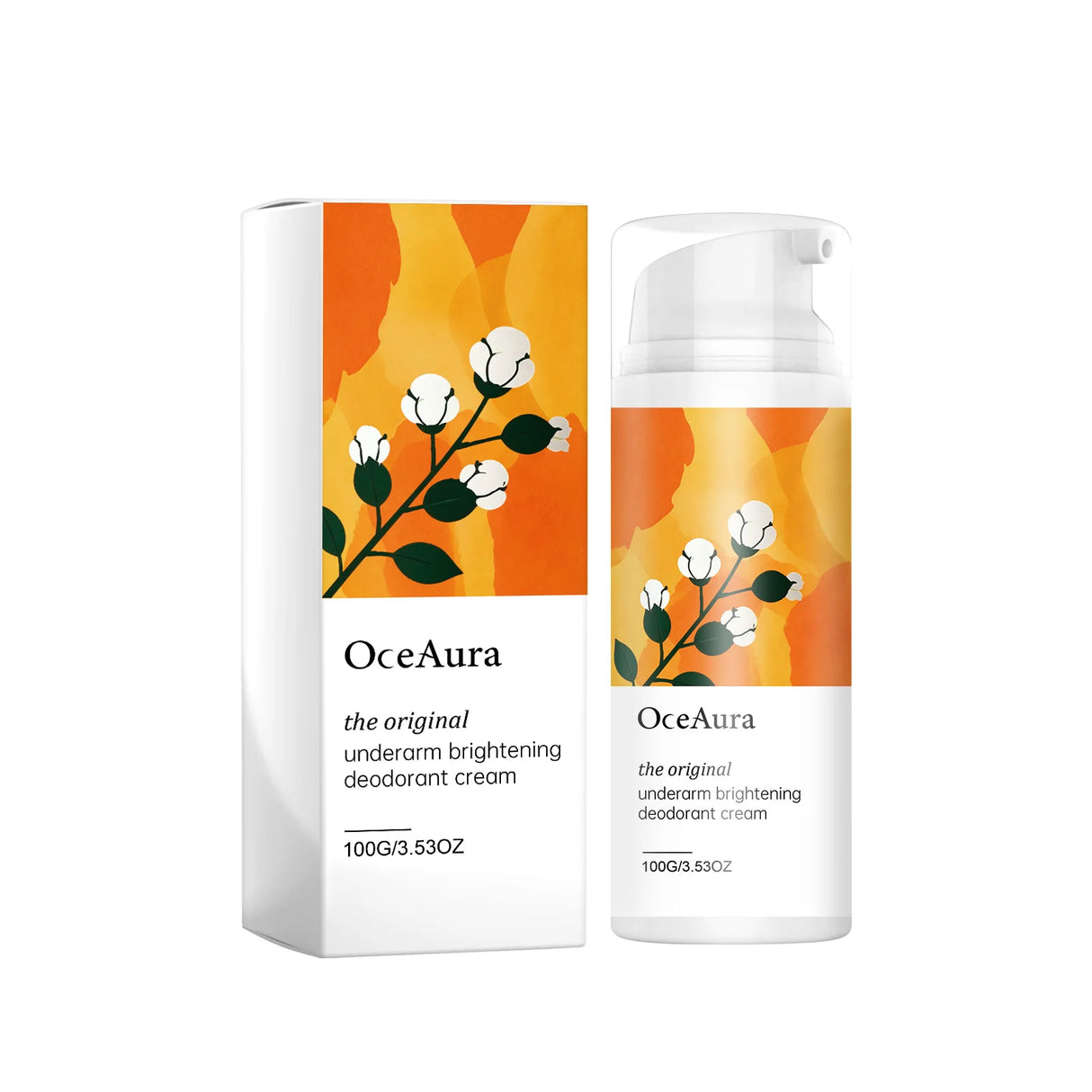 Underarm Brightening Deodorant Cream With Botanical Extracts Lasting Odor Control Even Skin Tone Natural Armpit Lightening Cream
