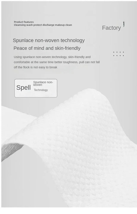 450/500/600PCS Facial Puff Cotton Pads Disposable Makeup Accessories Remover Practical Face