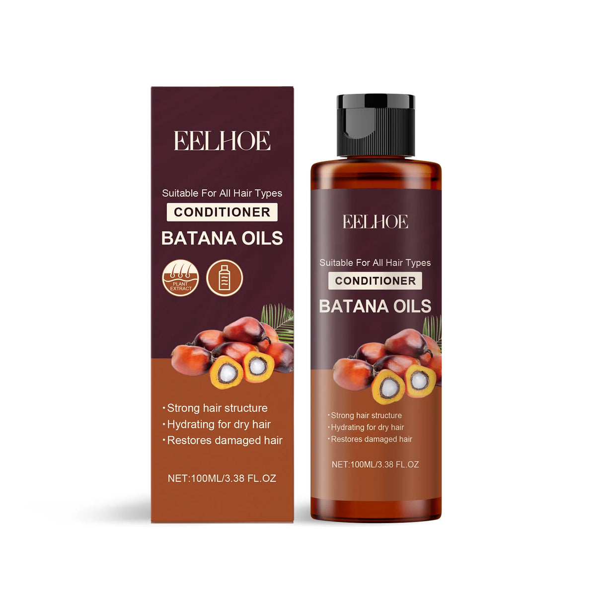 Batana Oil Shampoo Conditioner Cleaning Scalp Oil Control Anti Dandruff Smoothing Prevent Dryness Hair Care Set for Men Women