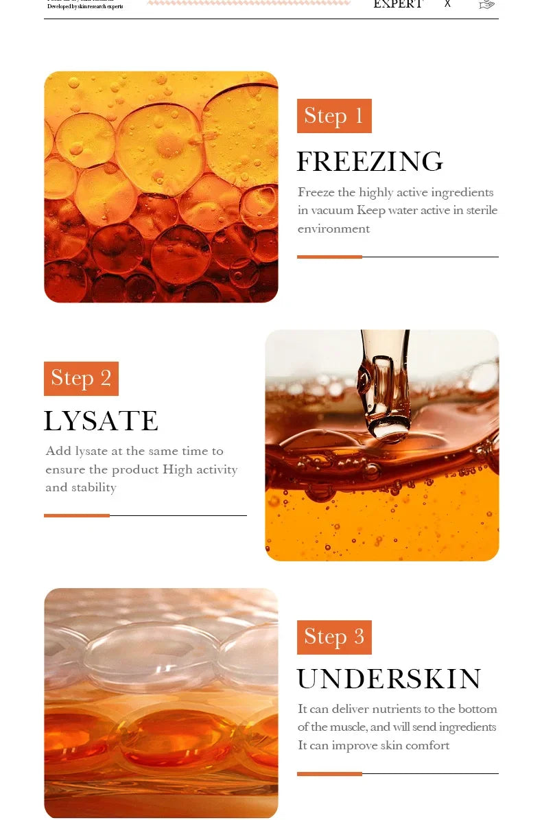 BIOAOUA Oligopeptide Face Skin Repair Freeze-dried Powder Set Sensitive Skin Moisturizing and Smoothing Hyaluronic Acid Essence