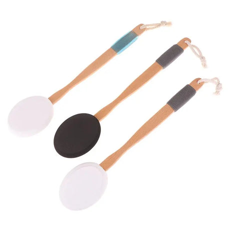 New Multi-Function Lotion Sunscreen Ointment Applicator Silicone Long Handle Body Cleaner Shower Brush Sunscreen Back Applicator