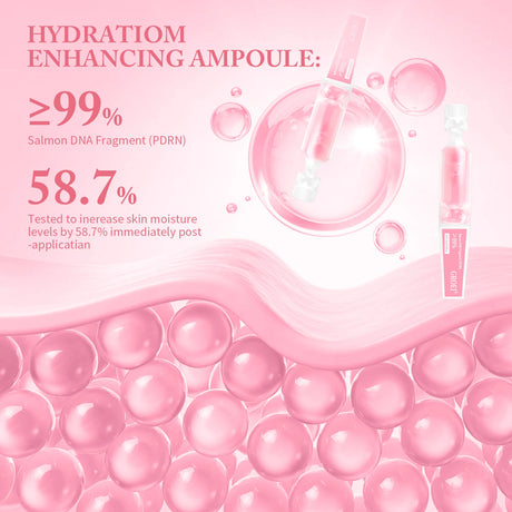 10pcs/Box PDRN Serum Moisturizing Repairs Brightens Reduces Sagging Skin Care Essence Benefits Anti Aging Facial Treatment