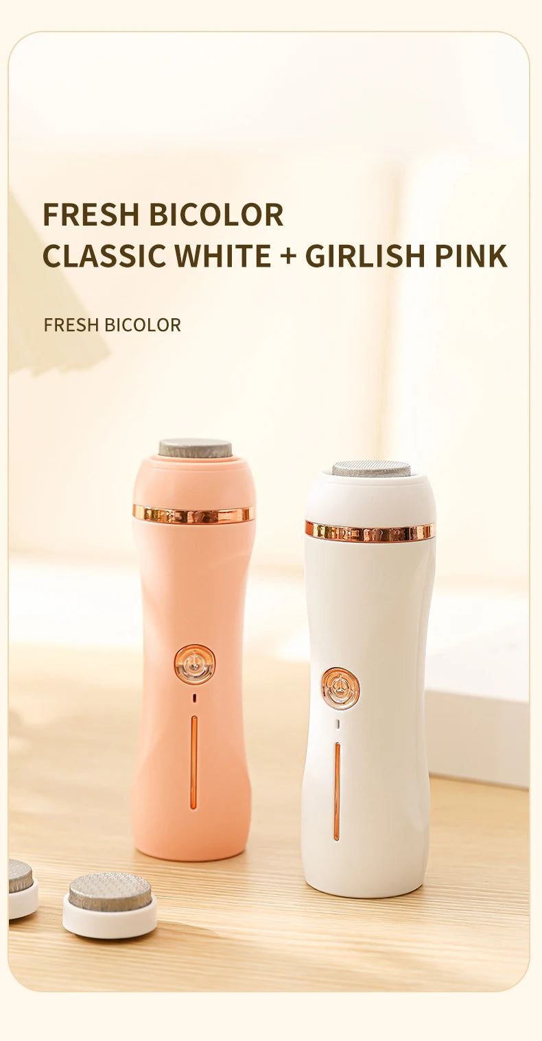 HOMEFISH Electric Foot Grinder Automatic Foot Callus Rubbing Pedicure Dead Skin Callus Remover for Foot Beauty Machine