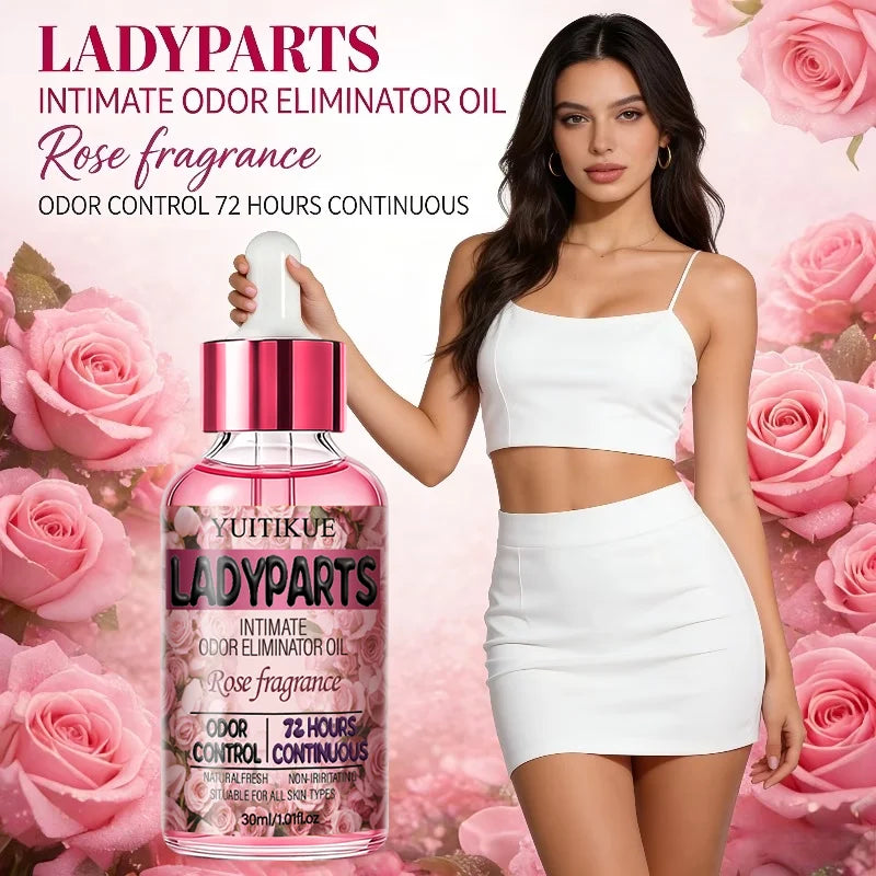 YUITIKUE Rose Scent Women Intimate Care Oil Mild Non Irritating Long Lasting Fragrance Private Body Refreshing Essence 30ml