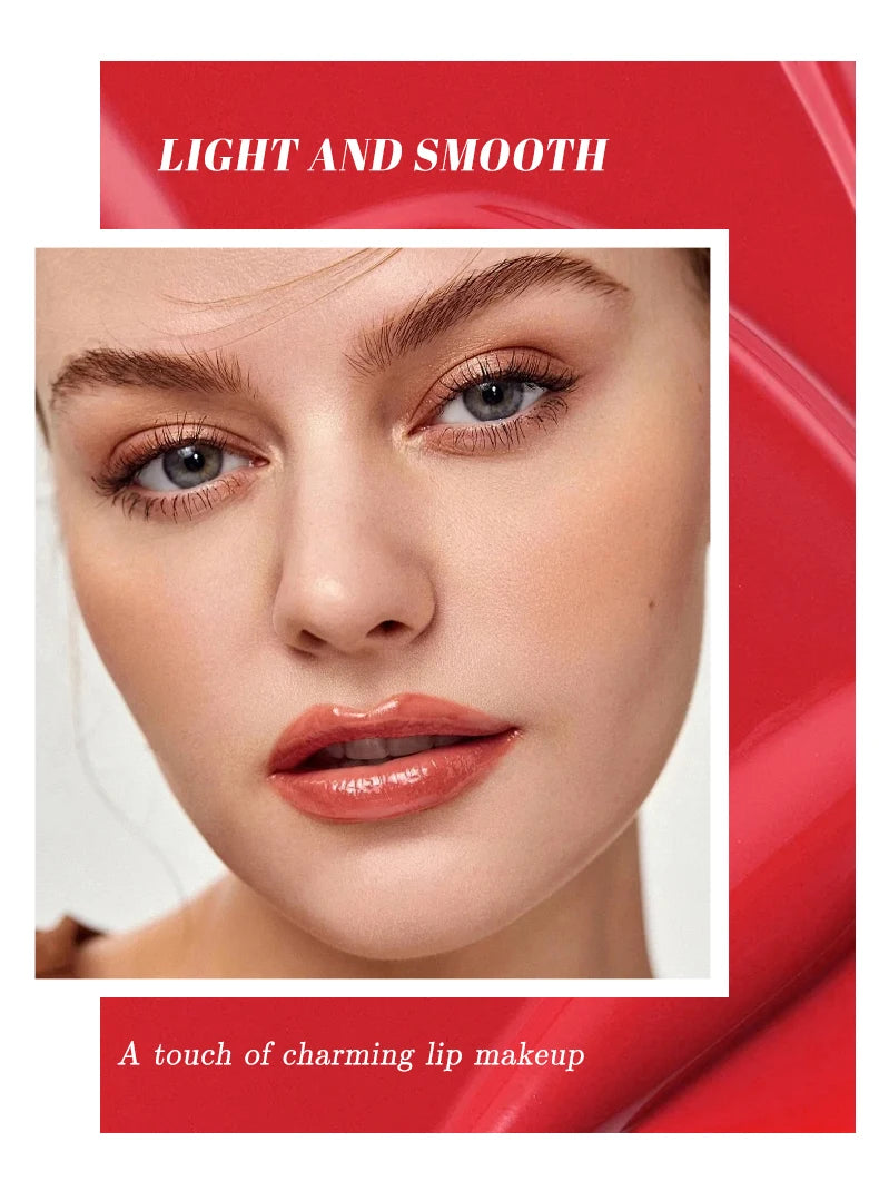 6pcs/set Small bottle Hydrating Jelly Lip Oil long-lasting Moisturizing smooth shimmering Lip Hydrating Liquid