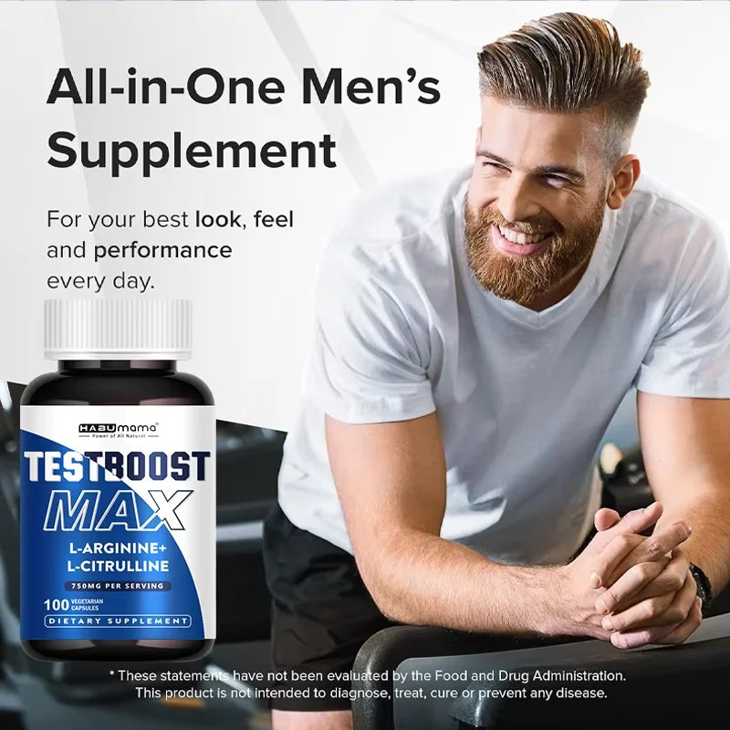 100pcs L-ARGININE Male Supplements for Vitality Renewal, Prolong Intimacy