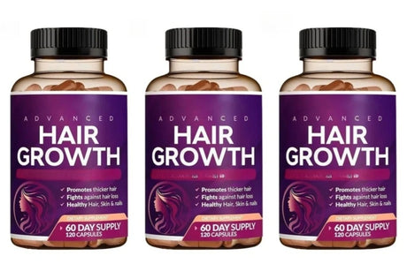 Daily Hair Supplement for Women Contain Biotin Collagen & Zinc Capsules Hair Skin and Nail Nutrition Support 60-Day Supply