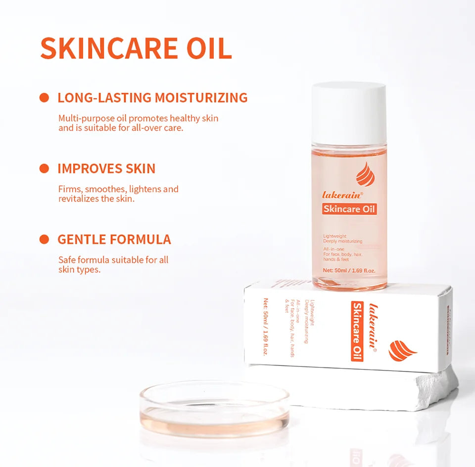 2 Pcs Bio Skincare Body Oil Vitamin A Vitamin E Face Body Moisturizer Improve Hair Health Fade Scars Exfoliate skin Skincare Oil