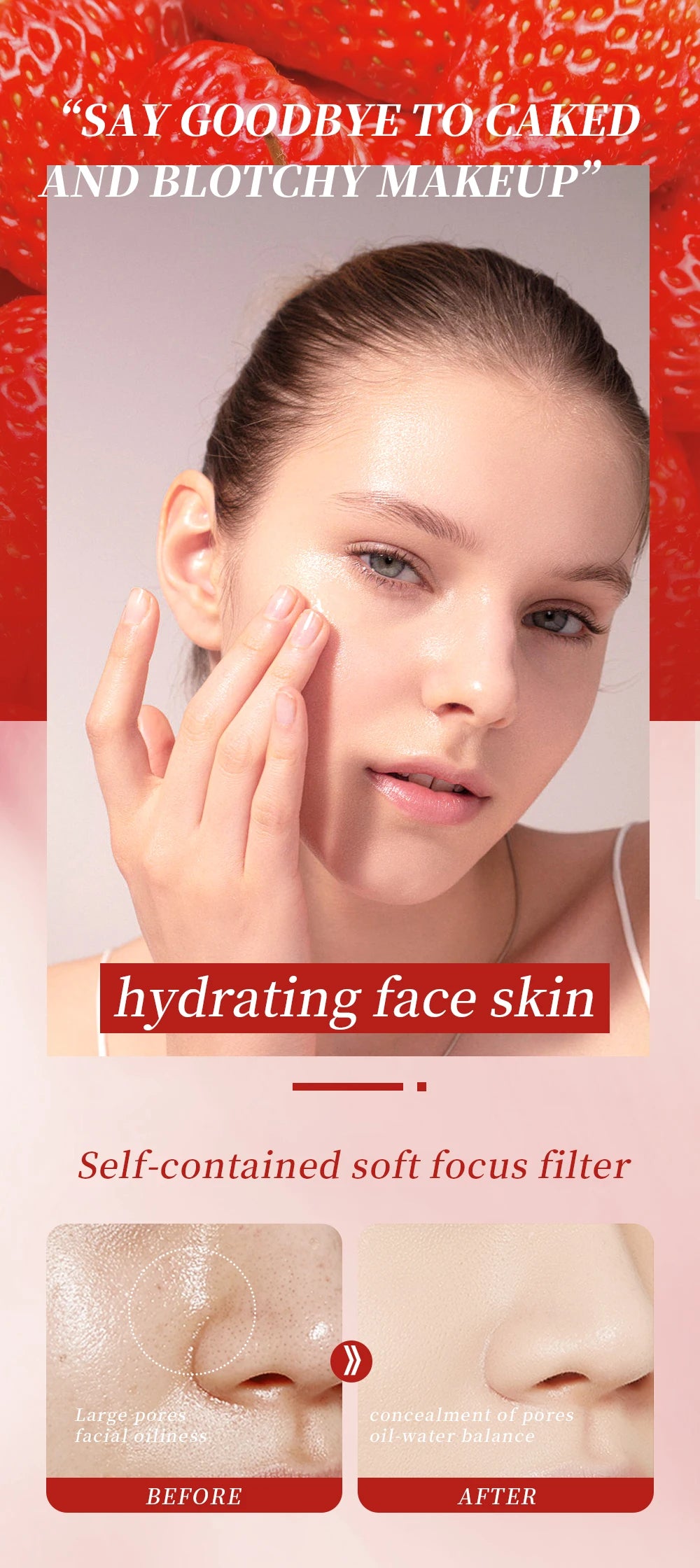 QIBEST Liquid Foundation Cream 30ml For Face High Coverage Makeup Base Oil Control Liquid Pie Foundation Primer Face Makeup New