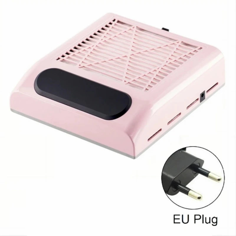 Nail Dust Collector Manicure Machine Tools Strong Power Nail Vacuum Cleaner With Remove Filter Nail Extractor Fan Nail Art Tool