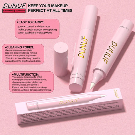 Easy To Clean Makeup Remover Pencil Eyeliner Makeup Correction Face Lip Eye Make Up Removal Shadow Eraser Pen Cleansing Tools