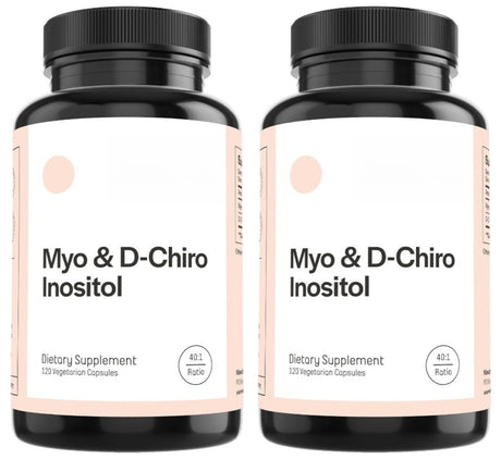 Women Myo & D-Chiro Inositol Capsule Daily Nutrition Supplements for Hormonal Balance and Ovarian Health Support 120 Count