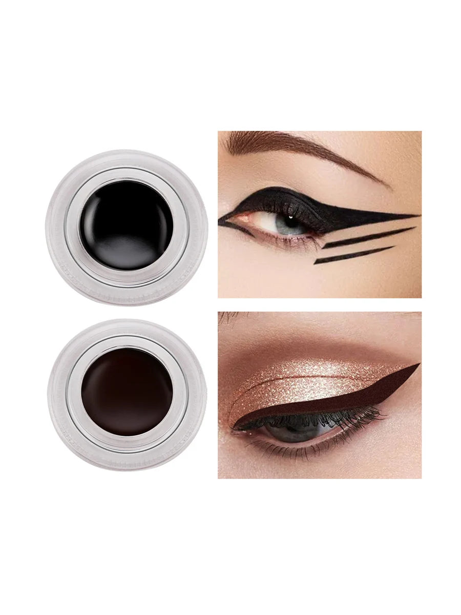 Miss Rose Kajal Eyeliner Pen, Smooth Black Waterproof Eye Liner with Shimmery Eye Makeup Finish