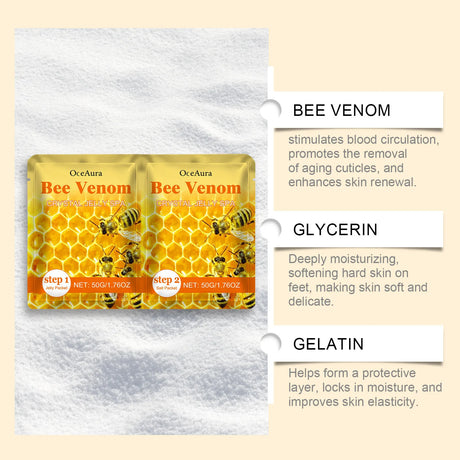Crystal Jelly Spa Foot Soak Remove Dead Skin Soften Calluses Body Exfoliation Eliminate Fatigue Soothing Mud Scruber Skin Care