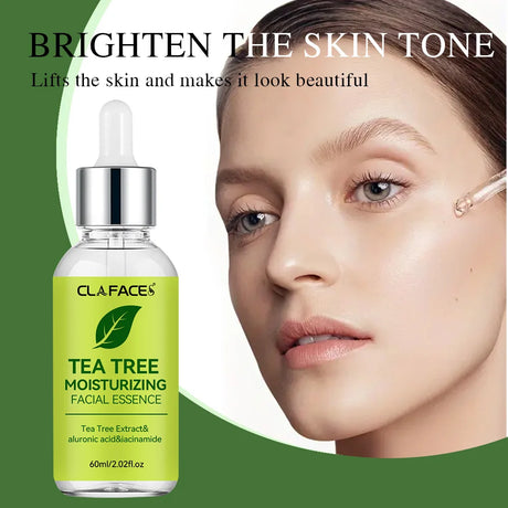 YOUNGCOME Tea Tree Oil Facial Essence Tightens Skin, Whitens and Fades Spots, Suitable for All Seasons