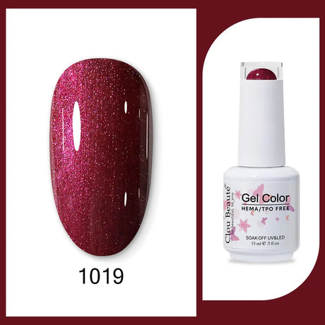 Clou Beaute 15ml HEMA TPO FREE Gel Nail Polish Bright Dark Army Green Gel Lacquer Semi Permanent Art Organic Nail Gel Varnish