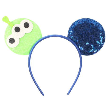 Newest Festival Party Cosplay Mouse Ears Headband 3.3" Ears Glitter Hairband Without Bow For Boys DIY Cartoon Hair Accessories