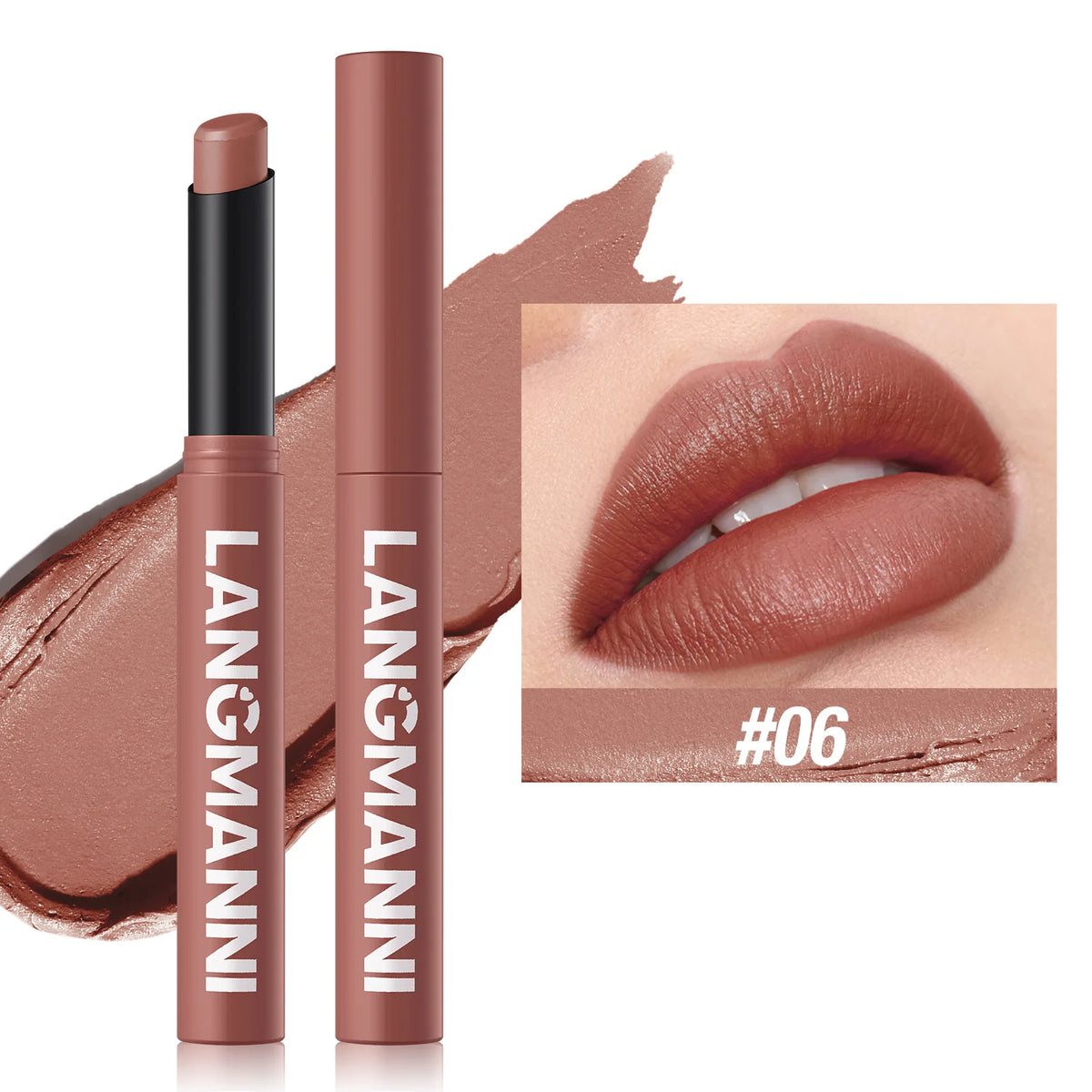 12 Colors Nude Matte Lipstick Waterproof Lip Sticks Not Fading Sexy Red Velvet for Women Make Up Long Lasting Lip Cosmetics