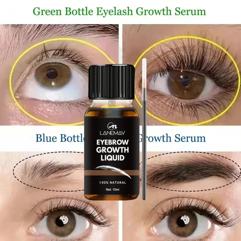 Fast Eyebrow Growth Serum Eyelash Hair Growth Anti Hairs Loss Product Prevent Baldness Fuller Thicker Lengthening Eyebrow Makeup