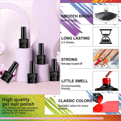 Poly Gel Extension Tool Set Professional Gel Nail Polish Kit With UV LED Nail Lamp Dryer And Electric Nail Drill Machine