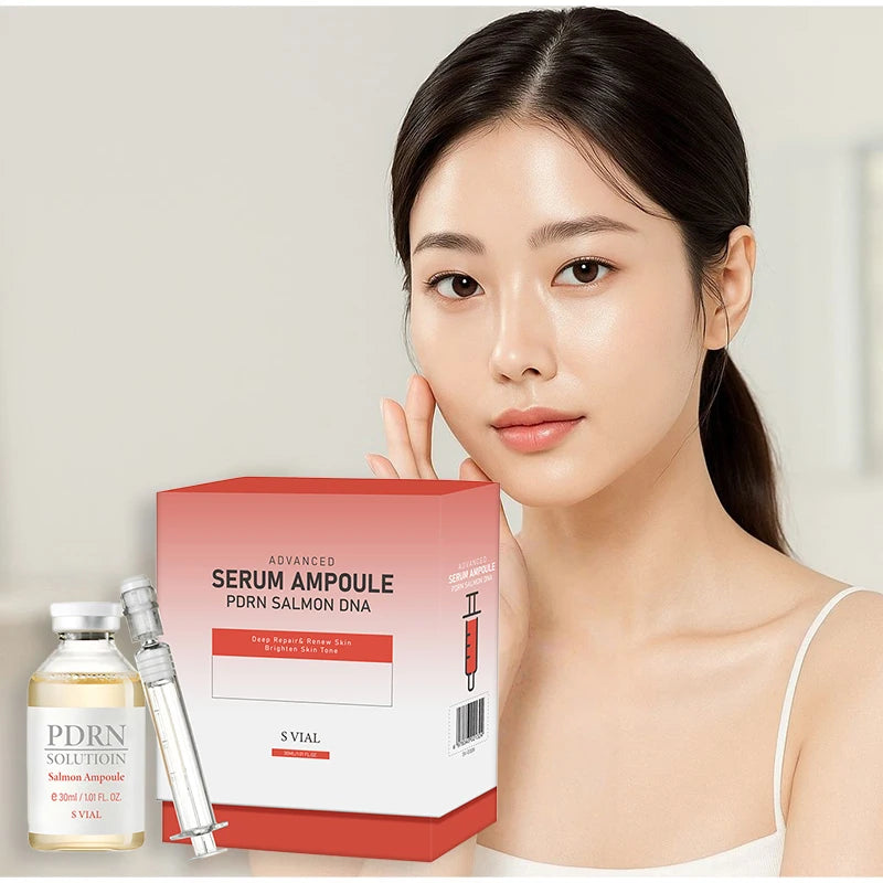 PDRN Salmon DNA Serum Ampoule Advanced Skincare Deep Repair Renew Skin Brighten Tone Strengthen Barrier firming Facial Essence