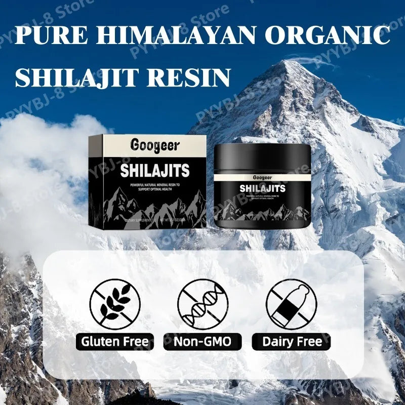 Shilajit Paste 100g Natural Mineral Resin Dietary Supplement Provide Wellness Nutrient Support for Men and Women Body Care