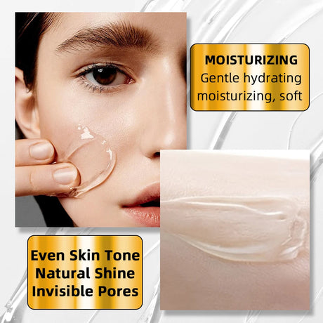 Moisturizing Transparent Jelly Primer Lotion Base Color Rendering Long Lasting Makeup Holding Pre Makeup Base Cream Foundatatio