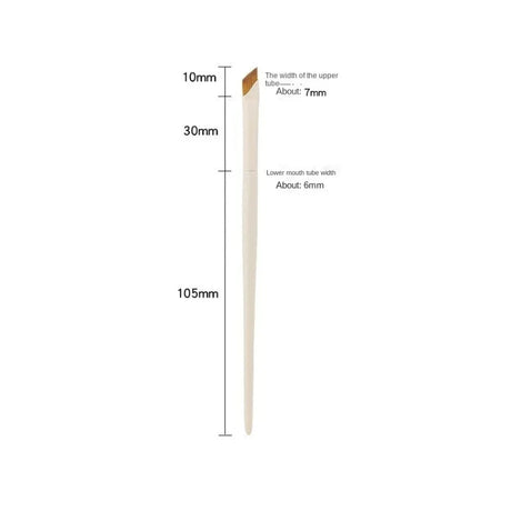 Upgrade Blade Eyeliner Brush Ultra Thin Fine Angle Flat Eyebrow Brush Under The Eye Makeup Brushes Precise Detail Brush White