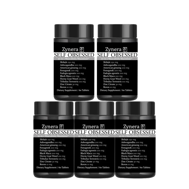 Ashwagandha Shilajit Maca Tablet Pen-is Supplement Anti-oxidation, Immunity,E-rection Capsules for Men