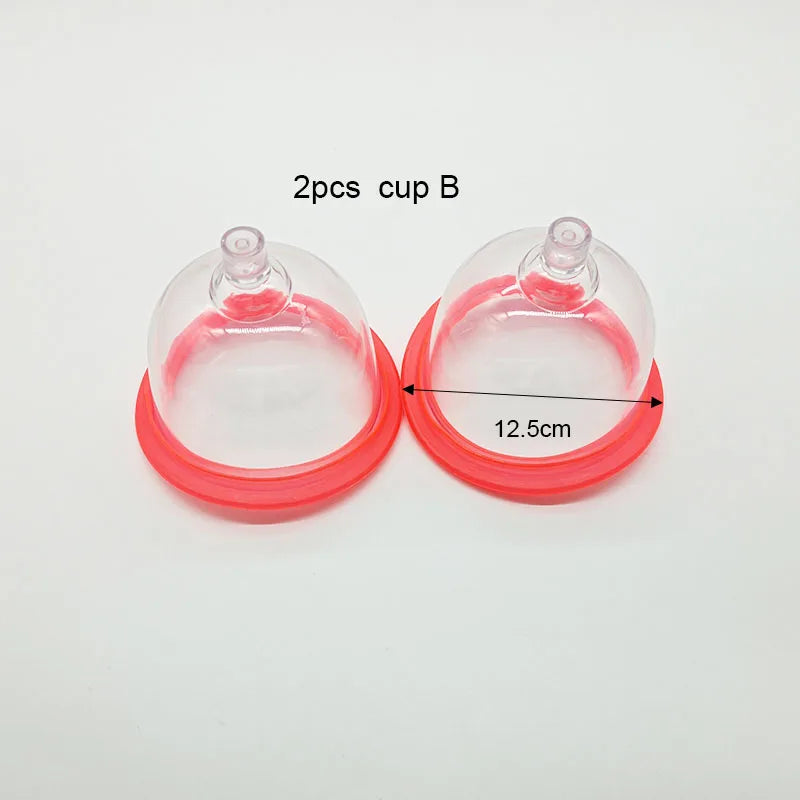 Electric Chest Massage Machine Vacuum Suction Breast Enlargement Device Buttock Firm Lifting Cupping Butt Enhancer Pump Cup