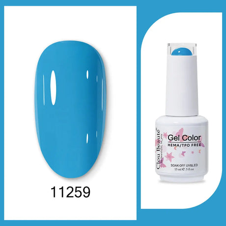 Clou Beaute 15ml HEMA TPO FREE Gel Nail Polish Bright Dark Army Green Gel Lacquer Semi Permanent Art Organic Nail Gel Varnish
