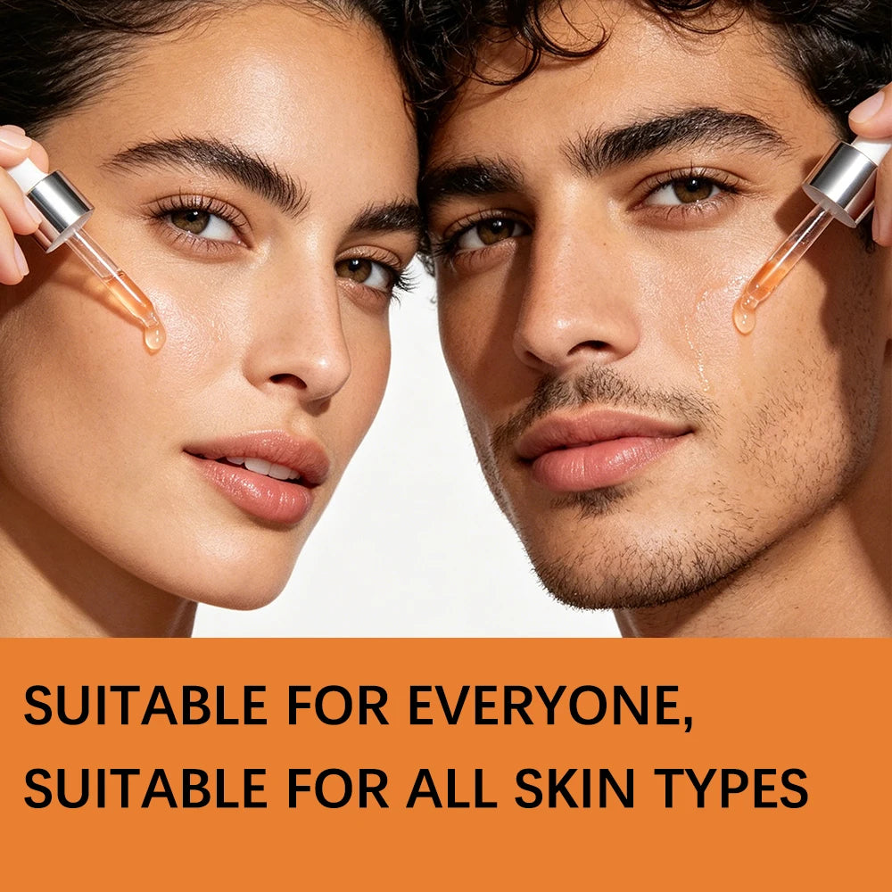 JUINHOU Dual Phase Face Serum Kit Hyaluronic Acid Day Care Retinol Night Care Hydrate Anti Wrinkle Texture Daily Face Skin Serum