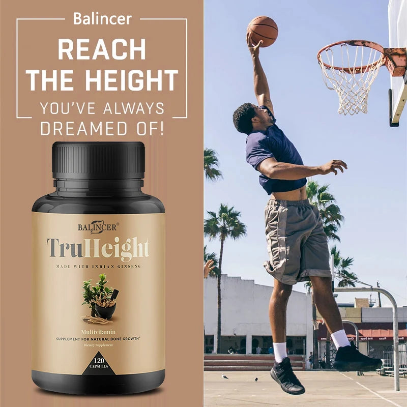 Natural Bone Growth Supplement Bone Strength and Density Support, Promotes Natural Growth of Bones in Children, Teens