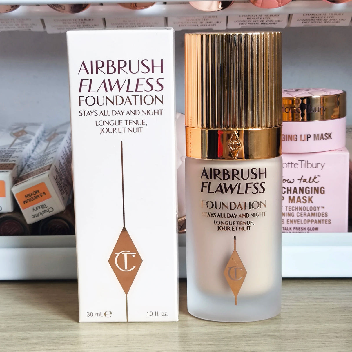 CT Makeup Setting Spray Long-lasting Moisturizing Oil Control Makeup Liquid Foundation Waterproof Sweat-proof Beauty Cosmetics