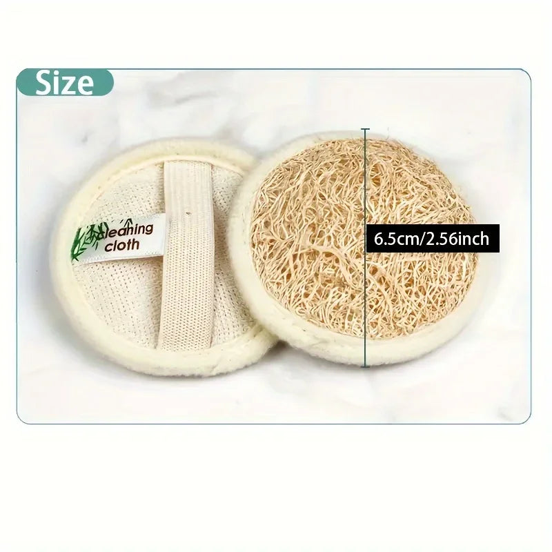 1/3/6/10pcs Loofah Face Wash Cloth Sponge Cleansing