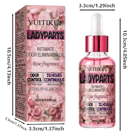 YUITIKUE Rose Scent Women Intimate Care Oil Mild Non Irritating Long Lasting Fragrance Private Body Refreshing Essence 30ml