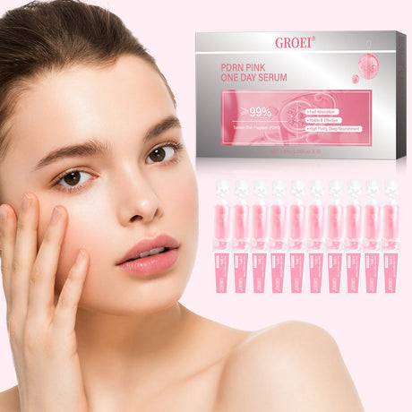10pcs/Box PDRN Serum Moisturizing Repairs Brightens Reduces Sagging Skin Care Essence Benefits Anti Aging Facial Treatment