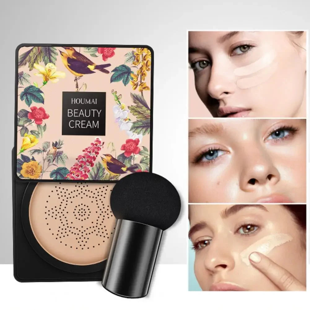 Magic Foundation Mushroom Head Air Cushion CC Cream Face Concealer Moisturizing Waterproof Long Lasting BB Cream Base Makeup