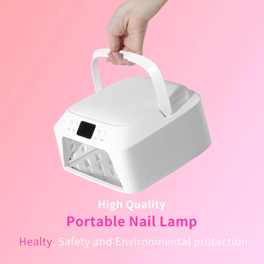 71 LEDs UV Nail Lamp Large Space Nail Dryer with Hand Pillow Smart Sensor 72 W Professional UV Lamp For Nails Manicure Pedicure