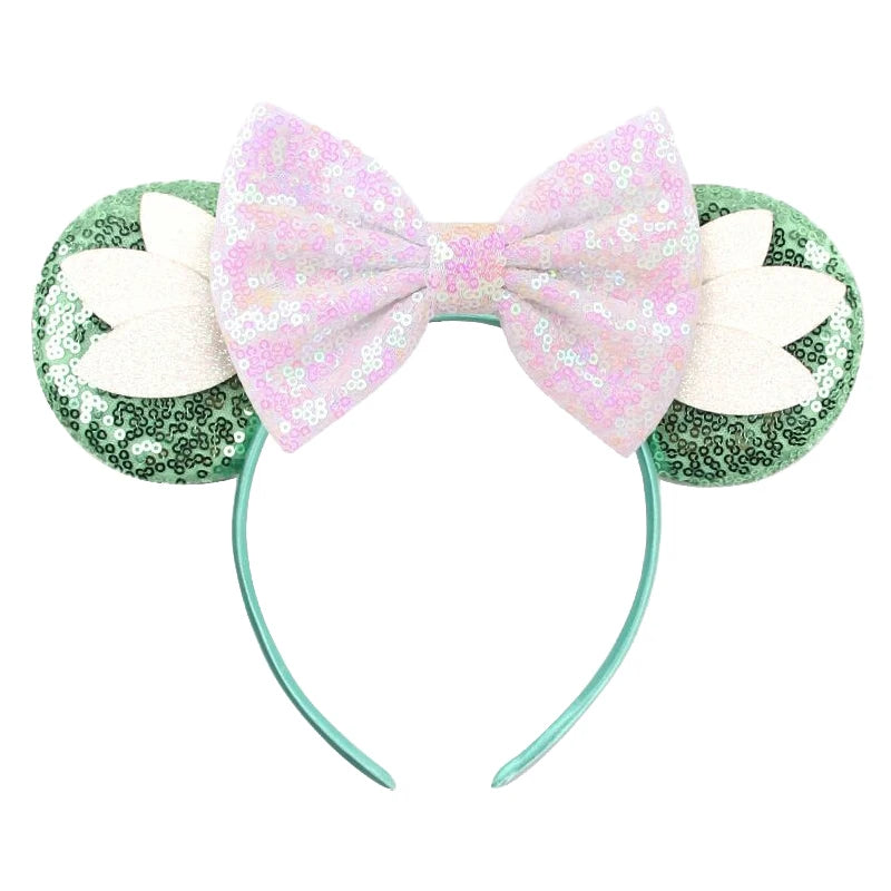 Newest Festival Party Cosplay Mouse Ears Headband 3.3" Ears Glitter Hairband Without Bow For Boys DIY Cartoon Hair Accessories