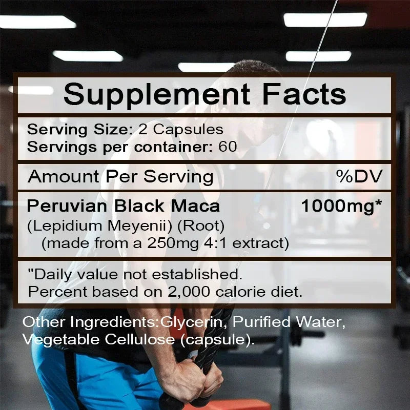 Best Maca for Men and Women Relieves Fatigue Anxiety, Increases Vitality, Improves Stamina and Immunity