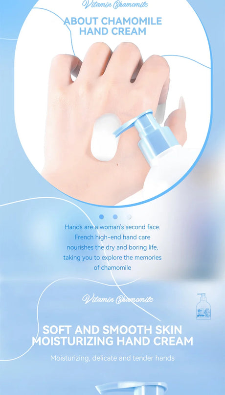 Nicor Vitamin Chamomile Hand Cream Moisturizing and Hydrating to Prevent Dryness and Cracks