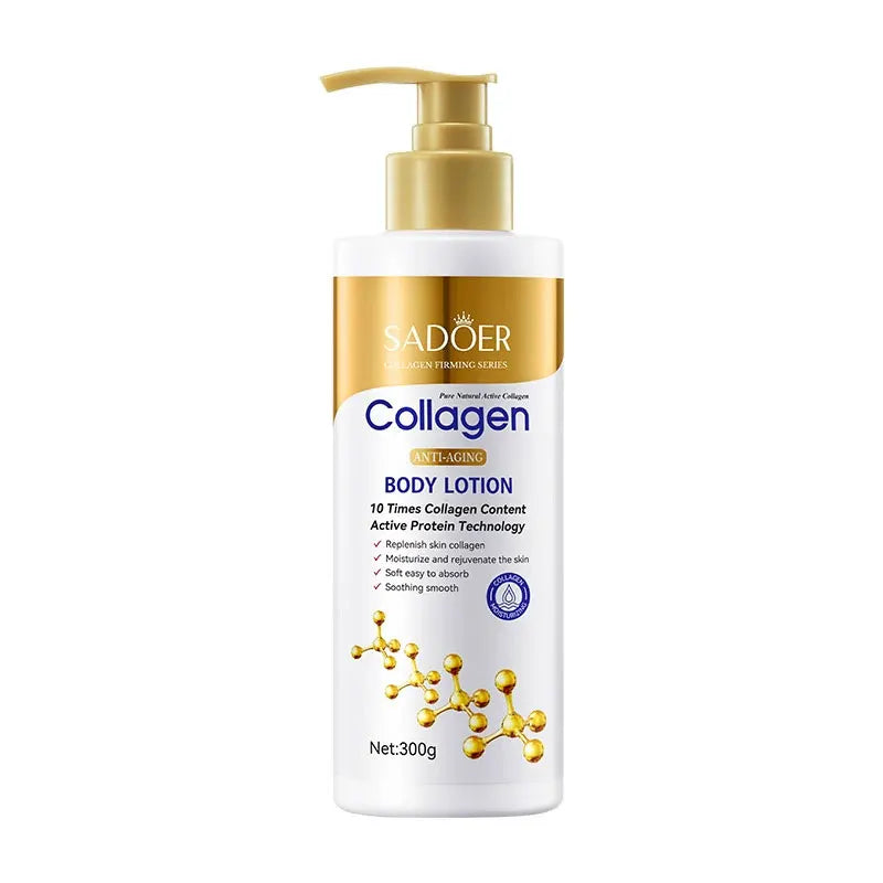 Collagen Milk Bleaching Face Body Cream Whitening Skin Moisturizing Lotion Lightening Care