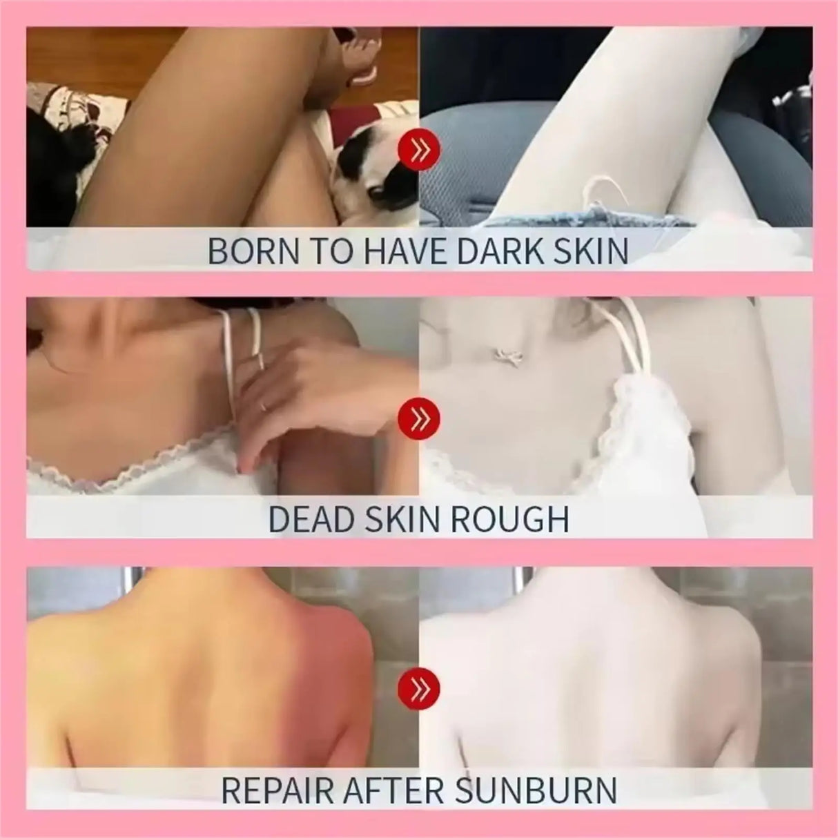 Glutathione Niacinamide Body Lotion Skin Brightening Hydrate Revitalize Even Skin Tone Whitening Face Bleaching Lightening Care