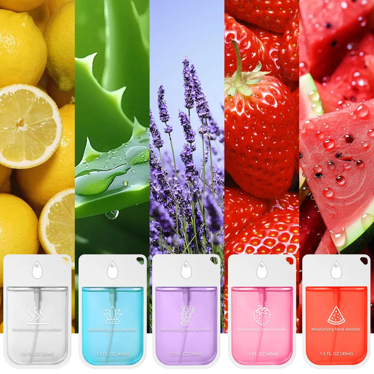 Powerful Spray Portable Safe Reliable Cleaning Hands Moisturizing Hand Washing Spray Nourishing Sanitizer Spray 45/38ml