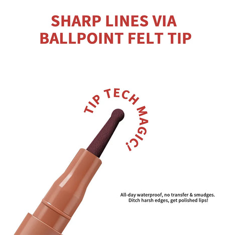 Waterproof Lip Liner Stain Lip Lingerie Long Lasting 8 Colors Transfer Proof Smudge Resistant Color No Bleed Formula Cosmetics