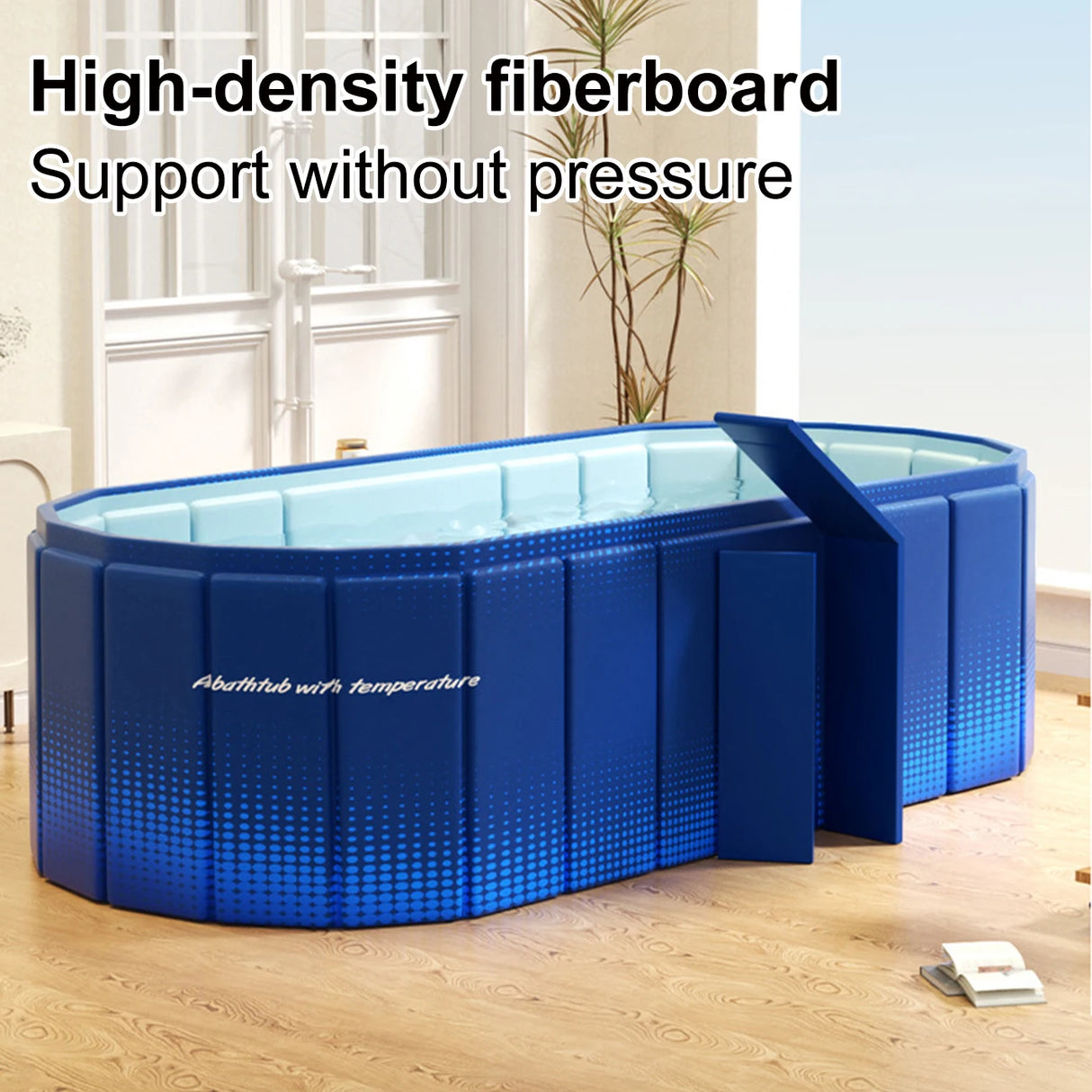 1PC Insulated Ice Bath , Cold Plunge Tub, No Inflation Install Needed, Shower-Compatible for Indoor & Outdoor Use