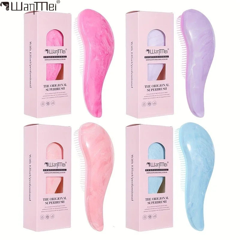 1pcs Detangling Hairbrush Soft Scalp Massage Comb Anti-static Gentle Grooming Brush Salon Hair Styling Brush Accessories Tools
